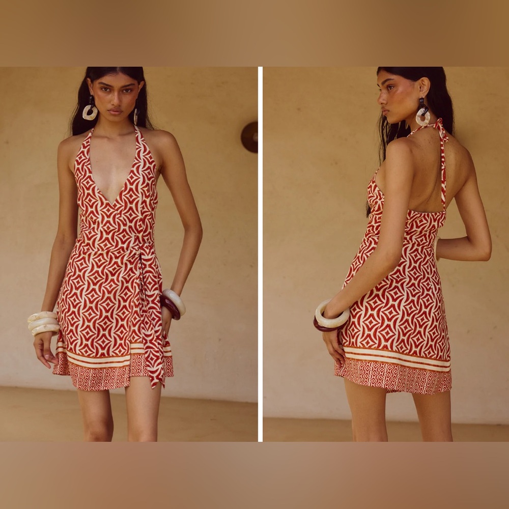 Seven Wonders Alara Halter Mini Dress